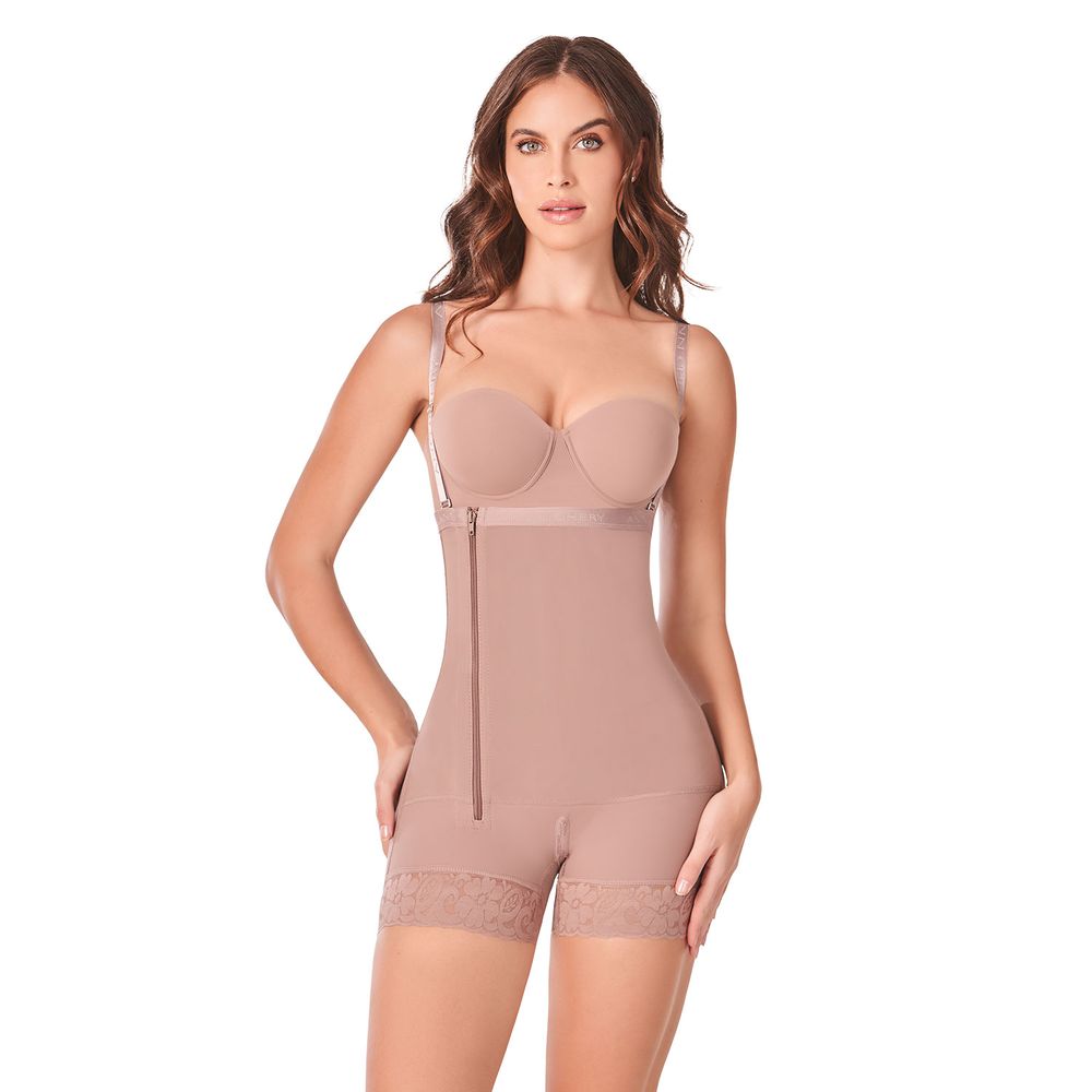 Faja Colombiana Strapless Tipo Short Comfort Melanie Mujer