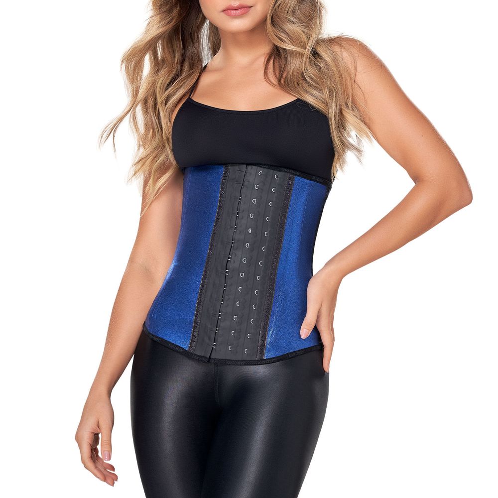 Cinturilla látex Deportiva 3 Broches Metalizada Mujer